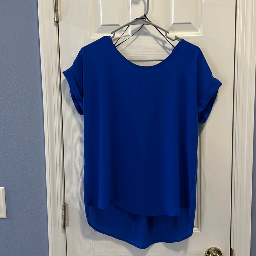 Royal blue top